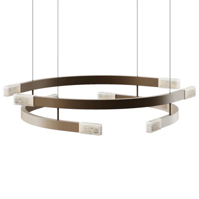 CTO Lighting Trace Circular Chandelier — download