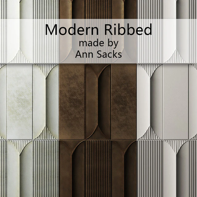 Плитка Modern Ribbed by Ann Sacks — Скачать