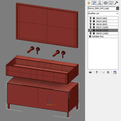 Furniture for bathroom Keuco Edition 90 — Ver 3