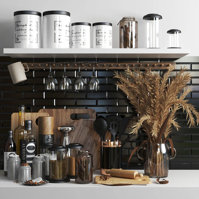 set1218 -kitchen brown — Descargar