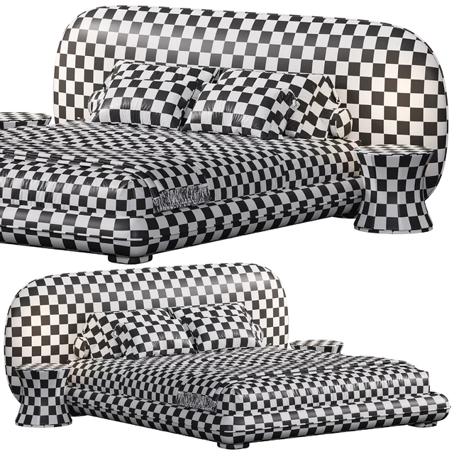 Bari bed by Como Casa — Скачать