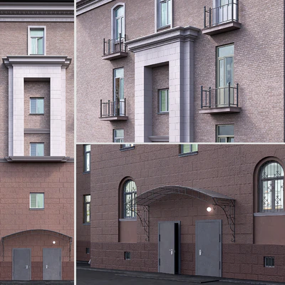 Residential building in classic style — Ver 6