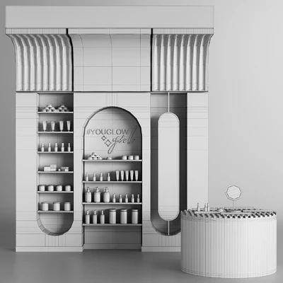 Cosmetics set in pink — Ver 4