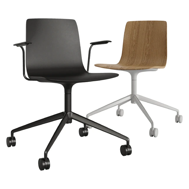 AAVA Trestle on Castors Office Chair by Arper — Descargar