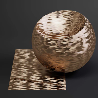 wavy hand brushed wavy metal 001 — Скачать