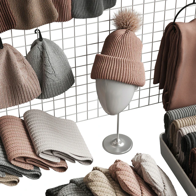 Set of hats and accessories 01 — Descargar