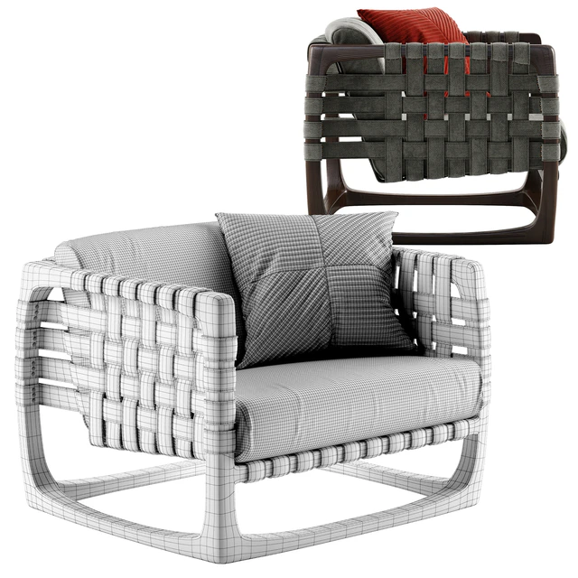Riva Bungalow armchair — Скачать