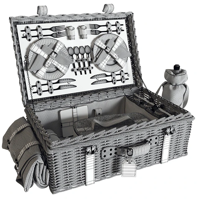  "Les Jardins de la Comtesse" picnic set (vray NEXT) — Descargar