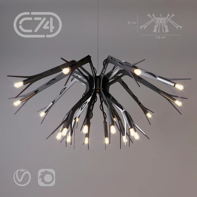 Люстра C74 - DADDY LONGLEGS XL — Скачать