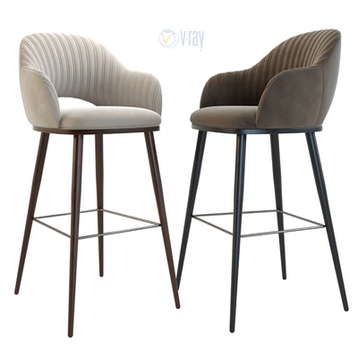 Bar chair, semi-bar Hamburg, Mint, Dylan — Ver 5