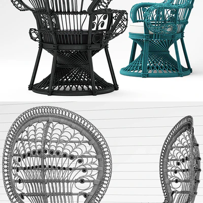 Кресло Black Peacock Chair New In — Вид 3