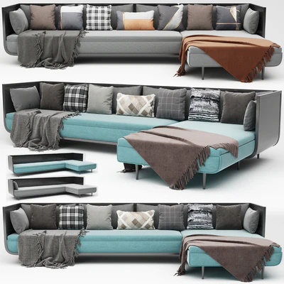 LUXURY CORNER SOFA — Ver 1