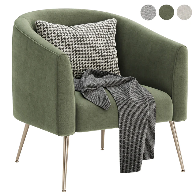 Chynia Upholstered Barrel Chair — Скачать