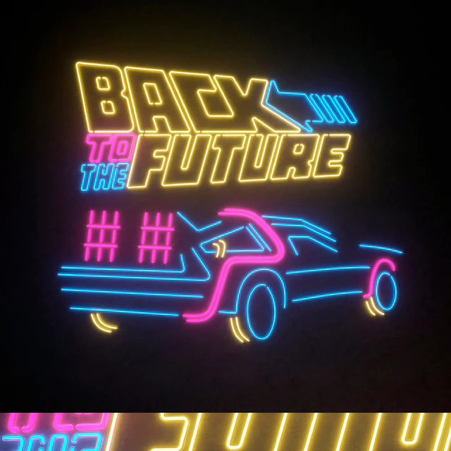 Light modules Set 110 Neon Back To The Future — Скачать