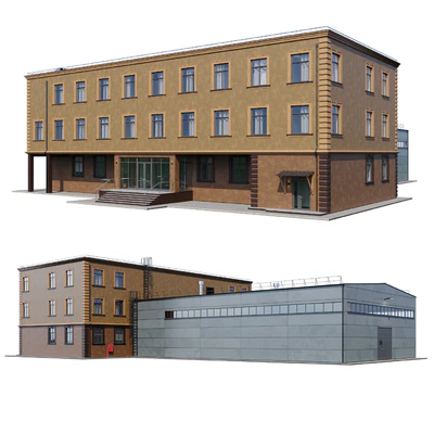 Factory building V1 — Вид 1