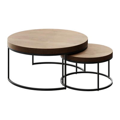 Coffee table Malcolm Round Nesting Coffee Tables coffee table — Ver 1