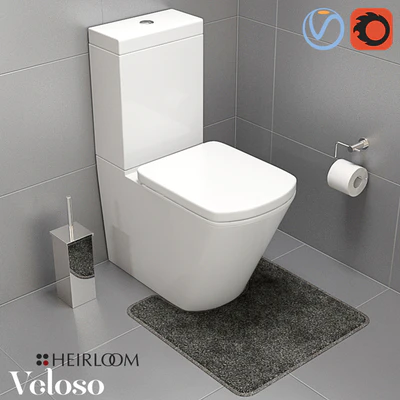 Veloso Wall Faced Toilet — Вид 1