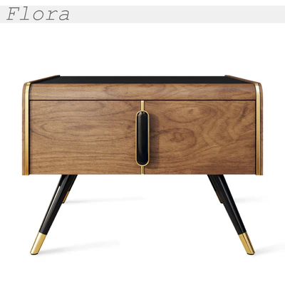 Bedside table Art Deco set. Nightstand Flora, Alize, Loca, Boss by Vivense — View 7