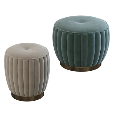 Velvet pouf — Ver 4