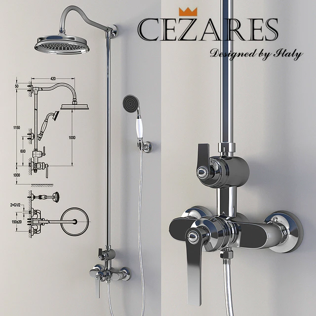 shower column Cezares Liberty (CD-01 / CD-T-01) — Descargar