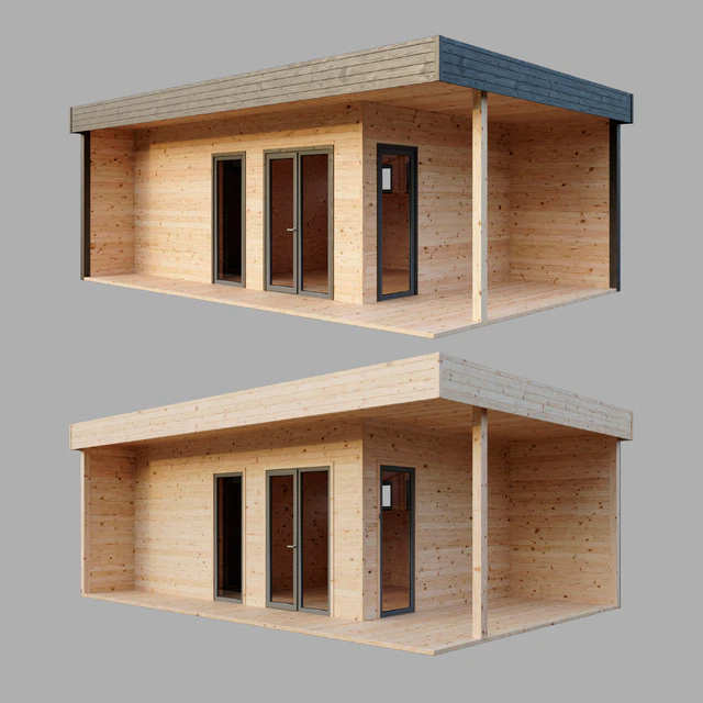 Модульный домик, баня / Modular house, bathhouse — Скачать