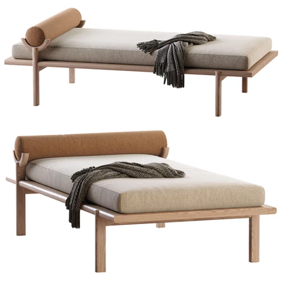 Walnut Crescent Lounge by Vonnegut Kraft — Вид 6