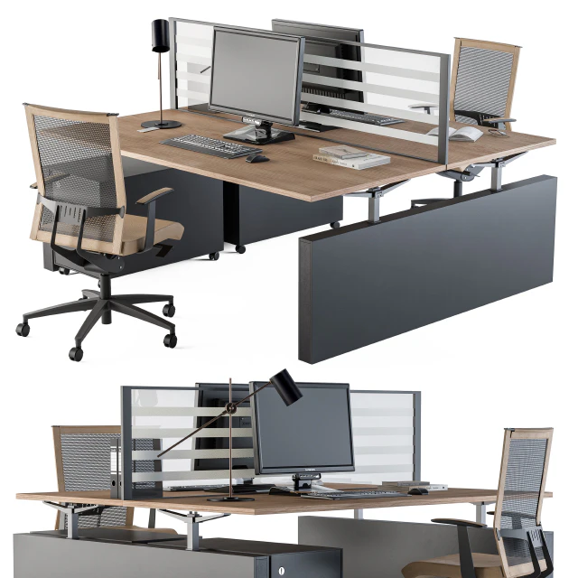 Office Furniture - Manager Set 14 — Скачать