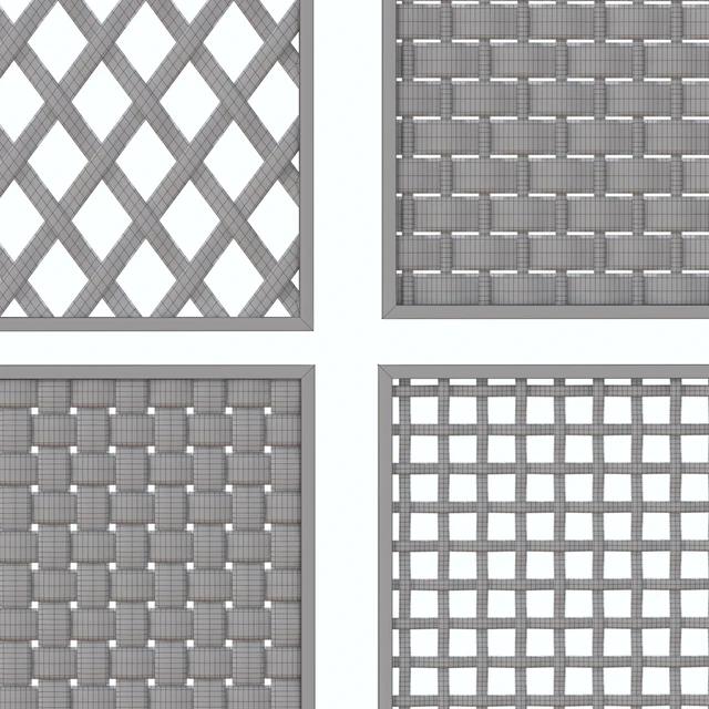 Decorative rattan partition 02 — Descargar