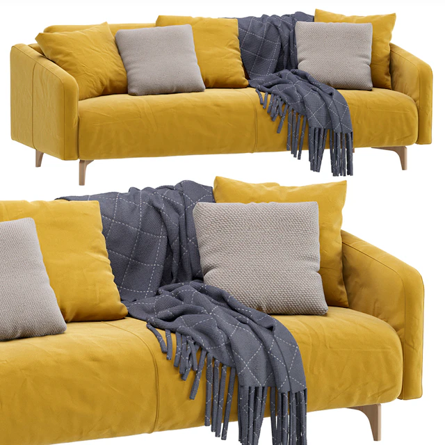 Sofa Ljeri Barhat Beige By Divan.ru / Диван Льери — Скачать