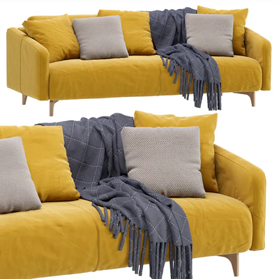 Sofa Ljeri Barhat Beige By Divan.ru / Диван Льери — Вид 7