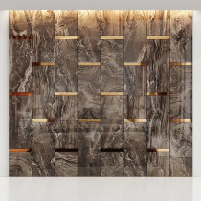 Декоративная панель Rex Marble коричневый — Вид 5