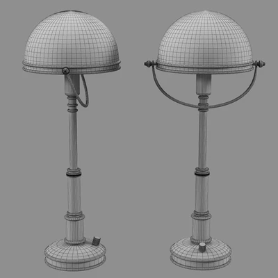 CARTHAGE MINI LAMP IN NATURAL BRASS RL — Ver 2
