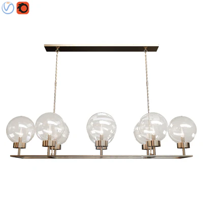 Maisie Glass Globe Chandelier — Ver 3