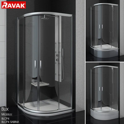 Semi-circular shower cabins Ravak BLIX — Ver 1