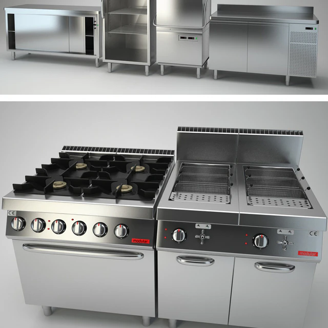 Professional kitchen Modular - collection Pratika — Descargar