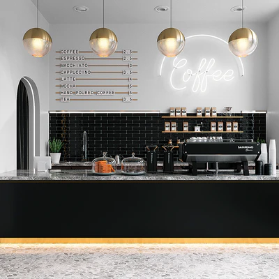COFFEE SHOP (vray GGX, corona PBR) — Вид 1