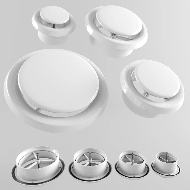 Ventilation plastic diffuser (D) 100, 125, 160, 200 mm — Descargar