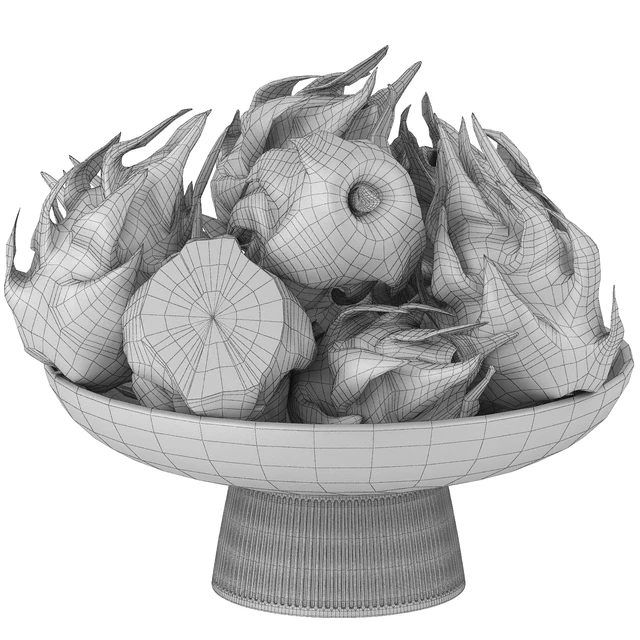 bowl of dragon fruits — Descargar