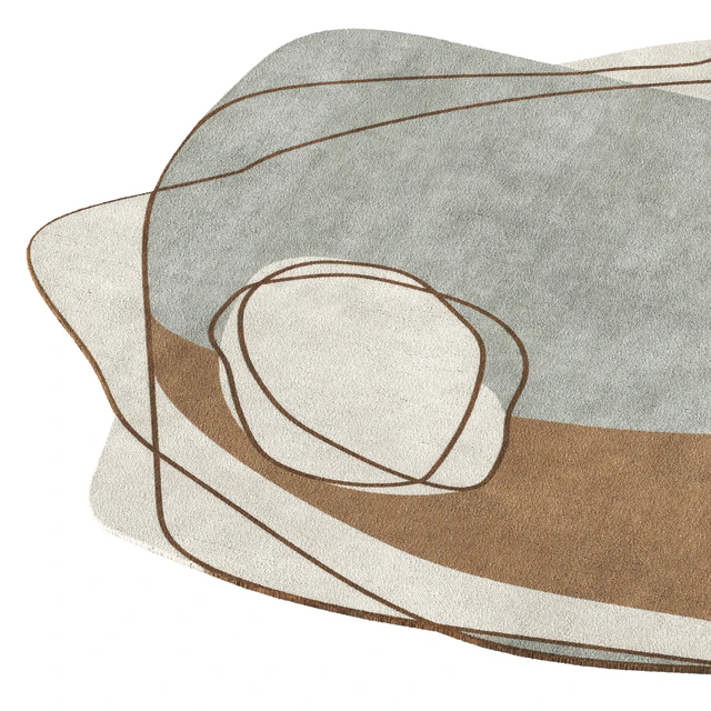 Kerros by Scott Group carpets in two color options: Celeste and Terracotta — Скачать