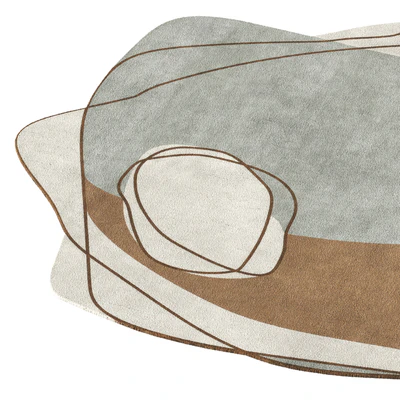 Kerros by Scott Group carpets in two color options: Celeste and Terracotta — Вид 5