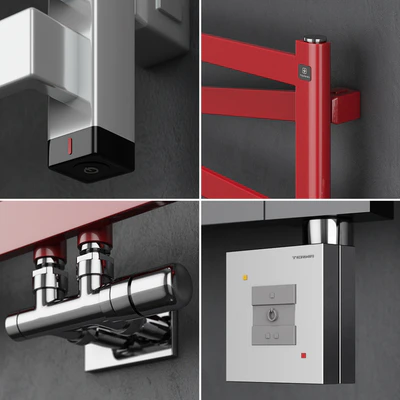 Set of heated towel rails Terma set 68 — Ver 3