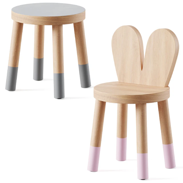 Nico & Yeye Round Kids Table and Chairs by Pottery Barn — Скачать