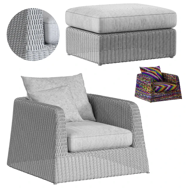 Janus et Cie Zeya Lounge Chair Set — Descargar