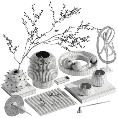 Decorative set with branches with berries ch6 — View 7