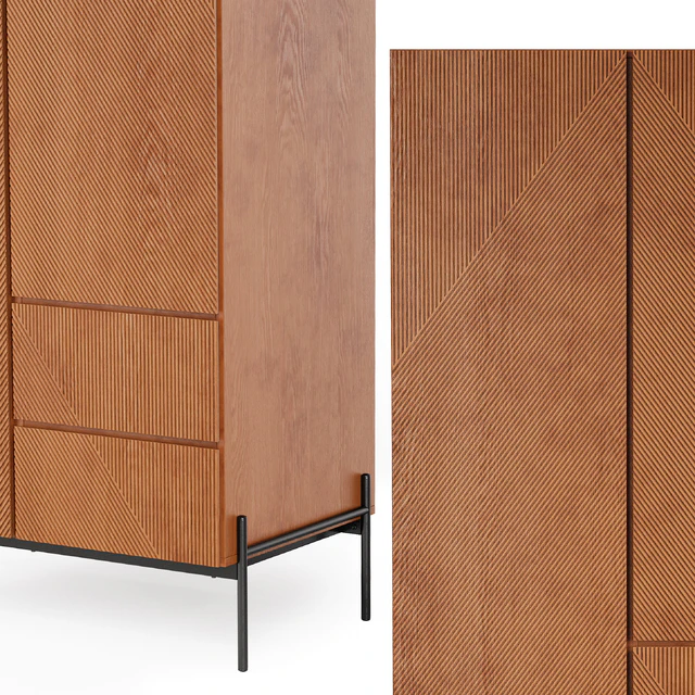 Lodge Wardrobe with 2 doors — Descargar