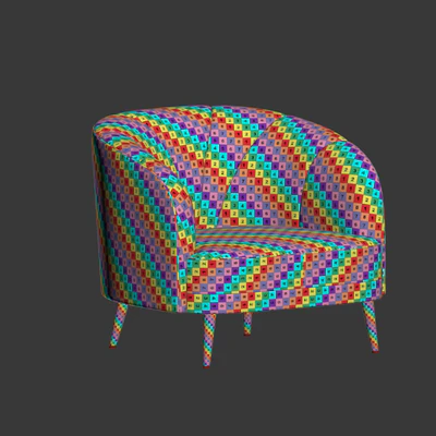 Velor Leone Armchair Laredoute — Вид 5