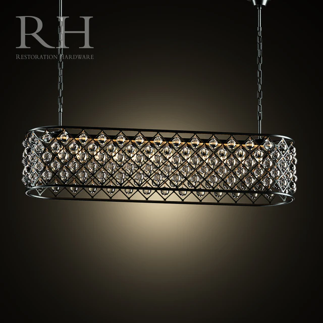 Chandelier RH SPENCER RECTANGULAR CHANDELIER — Descargar