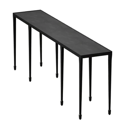 Silviano 84 "Iron Console Table (Crate and Barrel) — Ver 5