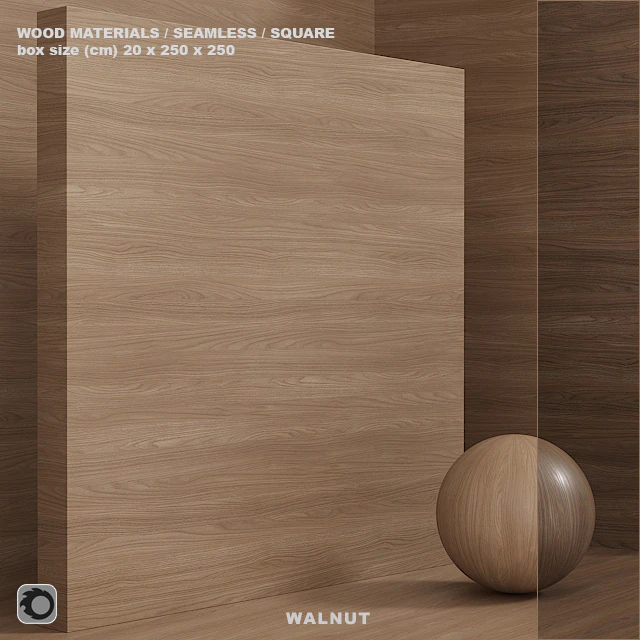 Wood / walnut material (seamless) - set 76 — Descargar