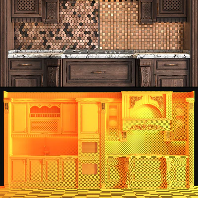 Classic wooden luxury Kitchen Deluxe 2 — Вид 4